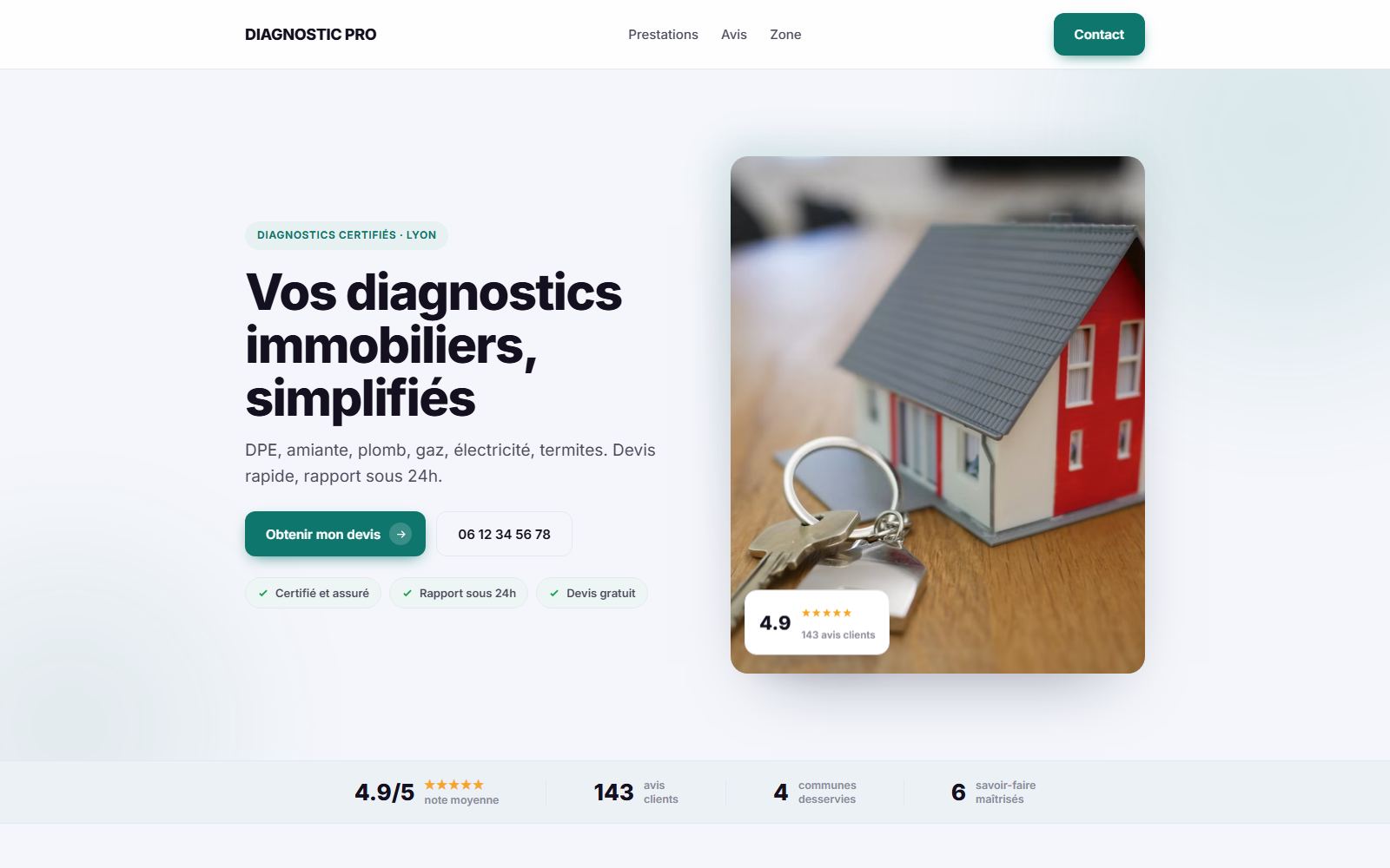 Rendu du Studio pour un diagnostiqueur