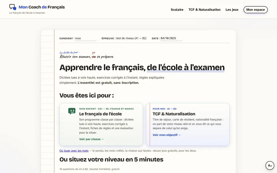 Mon Coach de Français